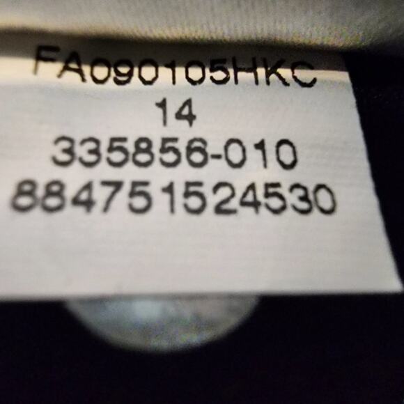 Nike Golf Skort Women 14 FITDRY Black with Green Stripe Zip Button Closure  EUC - Picture 8 of 10